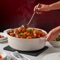 Oval Casserole Dish - Cream