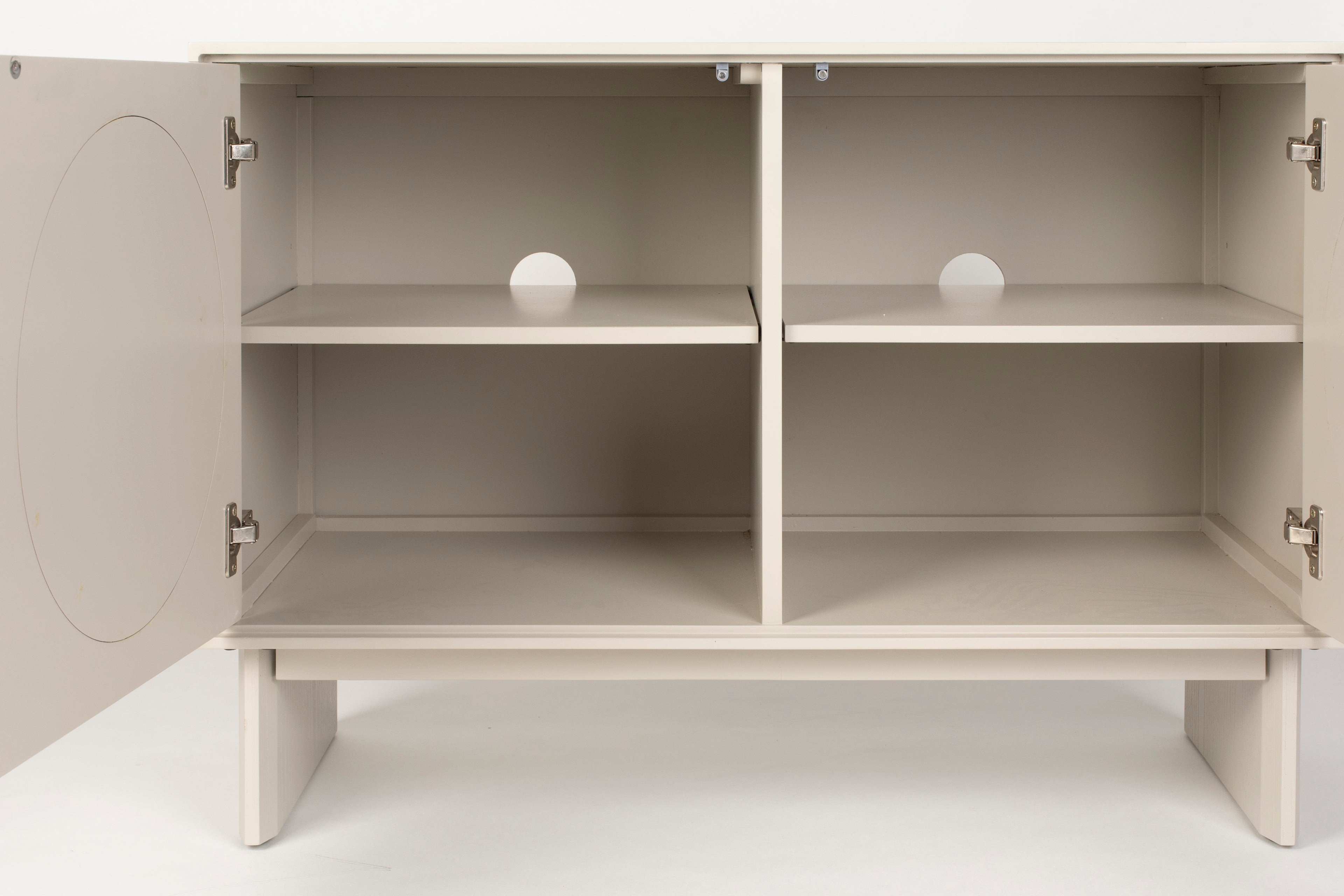 Twin 2 Doors - Sideboard - Acacia wood - Gray