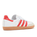 Adidas Samba Og White Solar Red Gum (W) - Blanc