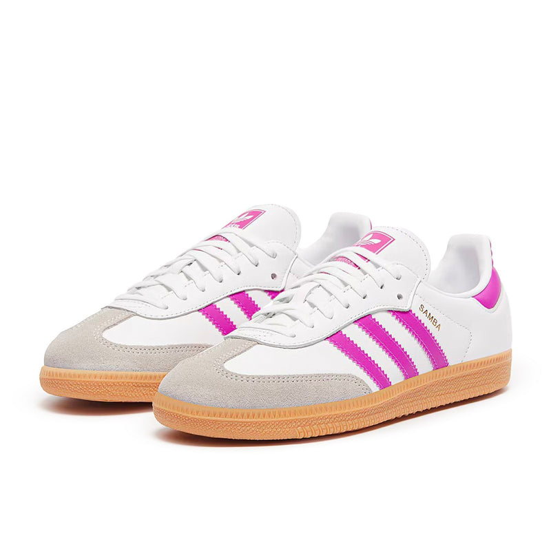 Adidas Samba Og Footwear White Purple (Gs) - Blanc