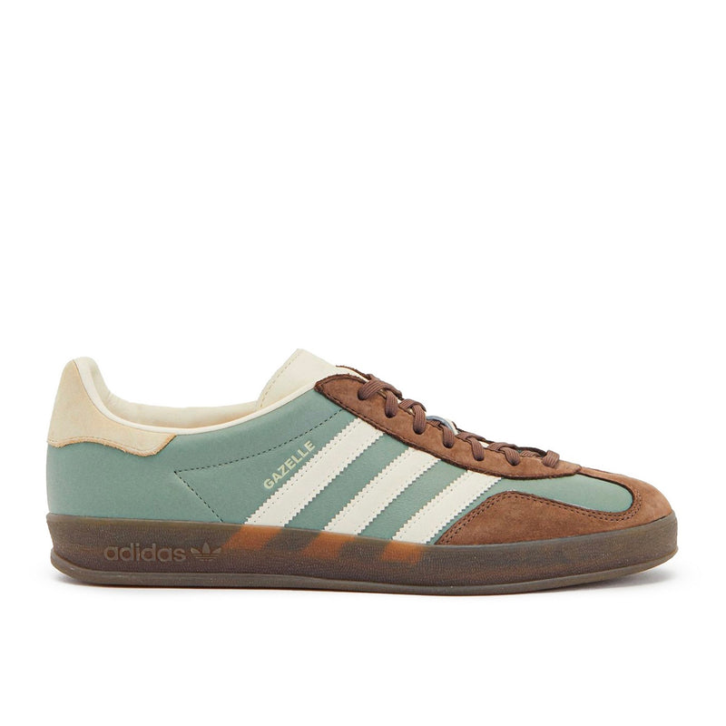 Adidas Gazelle Indoor Brown Cream Mint - Vert