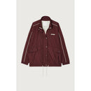 Mid-Long Loose Zipped Jacket - Syrah - Women