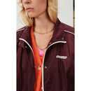 Mid-Long Loose Zipped Jacket - Syrah - Women