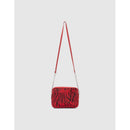 IKKS - Black And Red Zebra Pony Effect Boxy The Lover Bag - Vermilion
