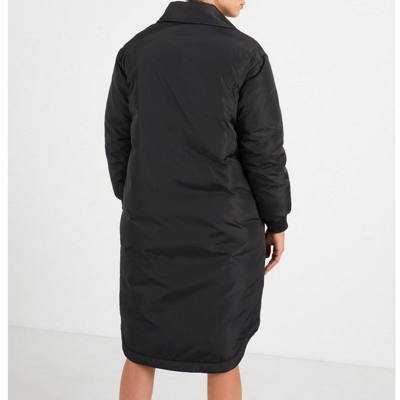 IKKS - Long Black Down Jacket With Maxi Pockets I.Code - Black