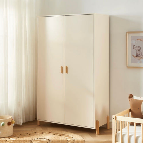 Ilio - Armario infantil 2 puertas - Beige
