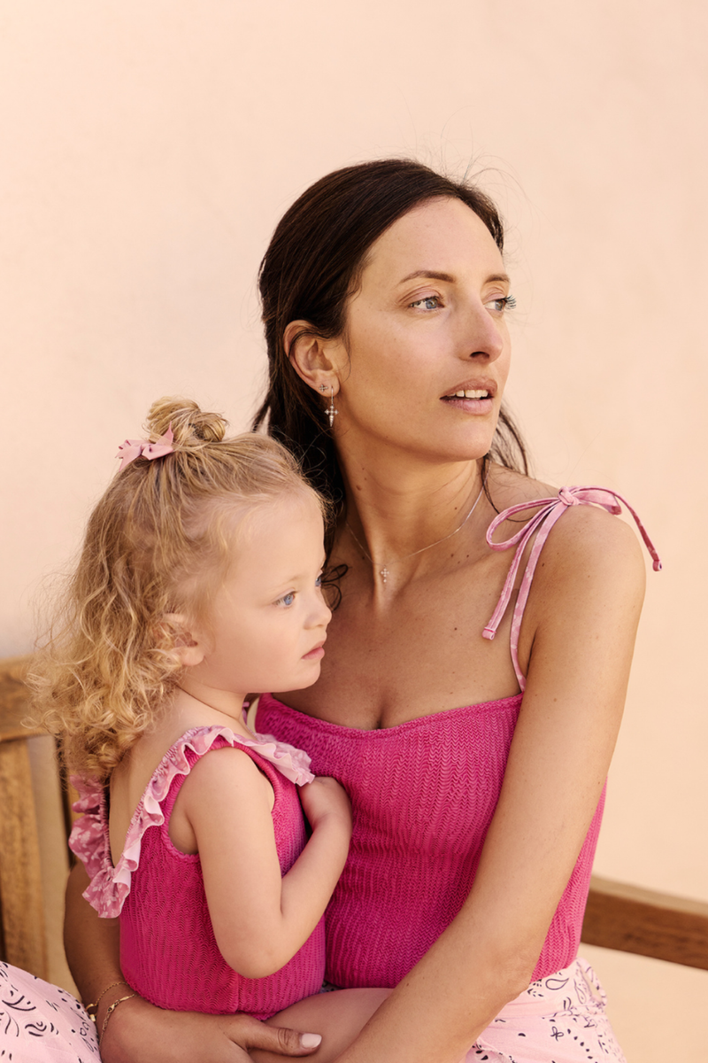 Maillot Une Pièce Ilona - Rose Framboise