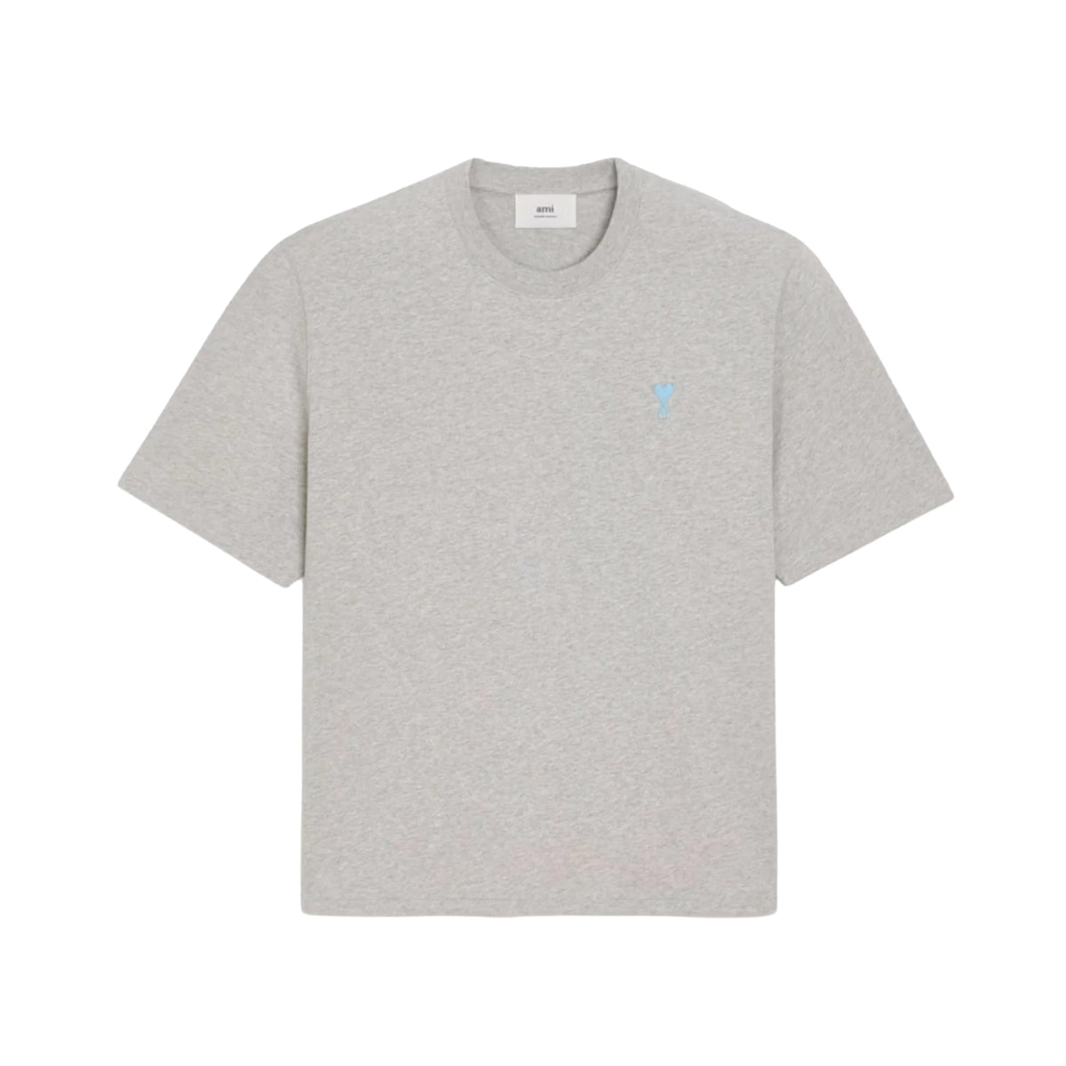 Ami De Coeur Slim-Fit T-Shirt – Ami Paris – Heather Grey Blue