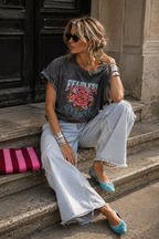 Roses T-Shirt - Grey
