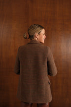 Blazer a cuadros marrón Gaspard