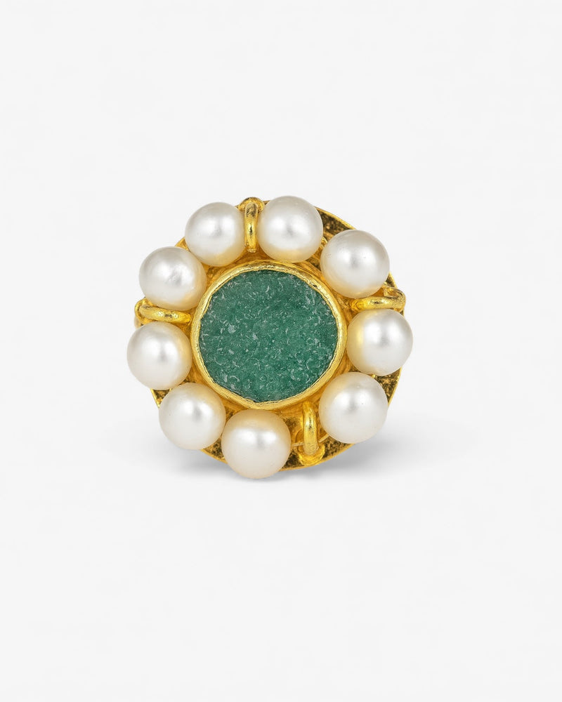 Lulú Green Ring