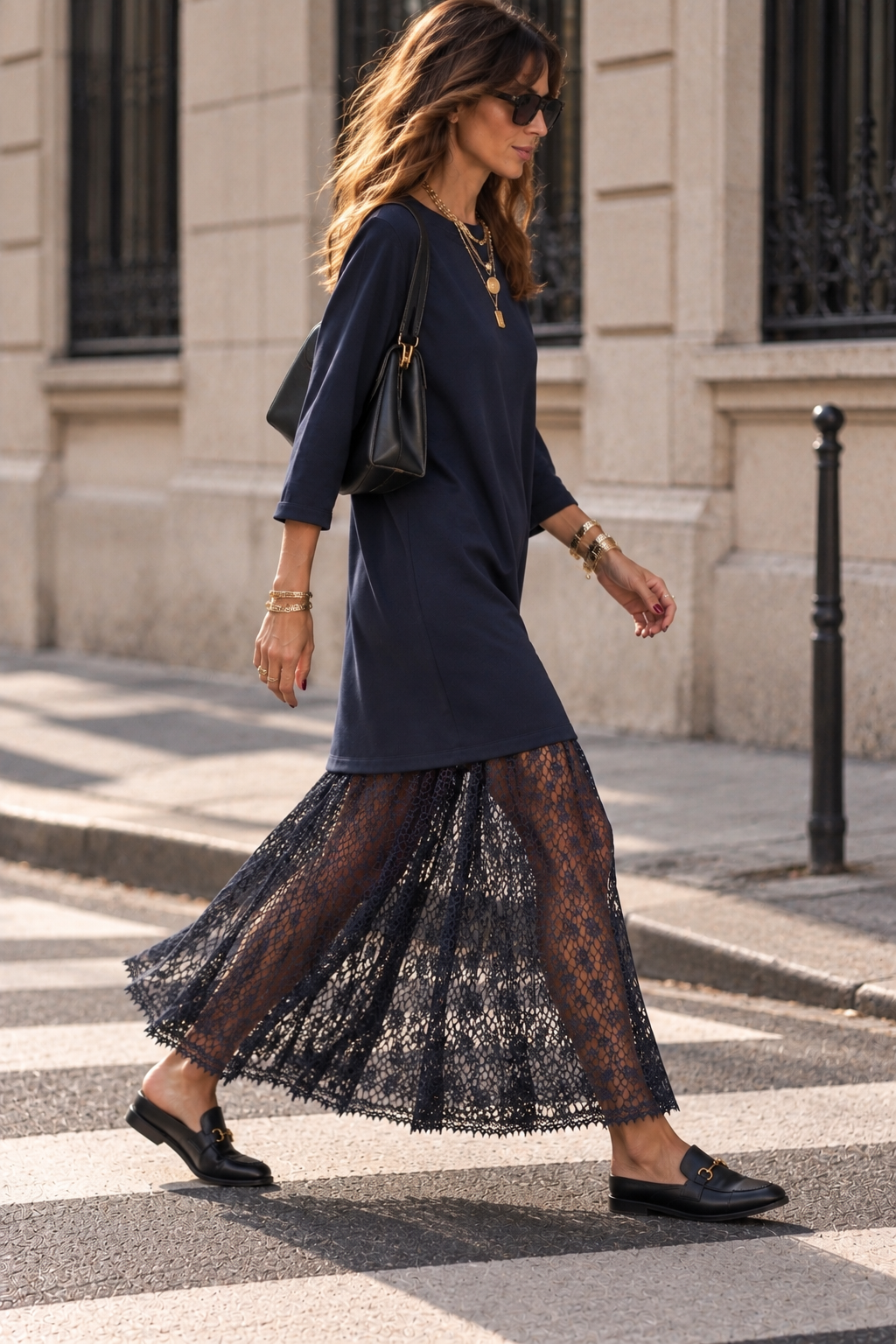 Kleid Allison Marineblau