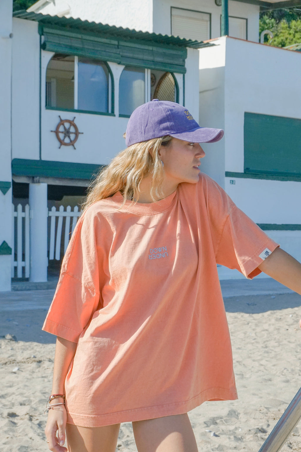 T-Shirt Orange Washed