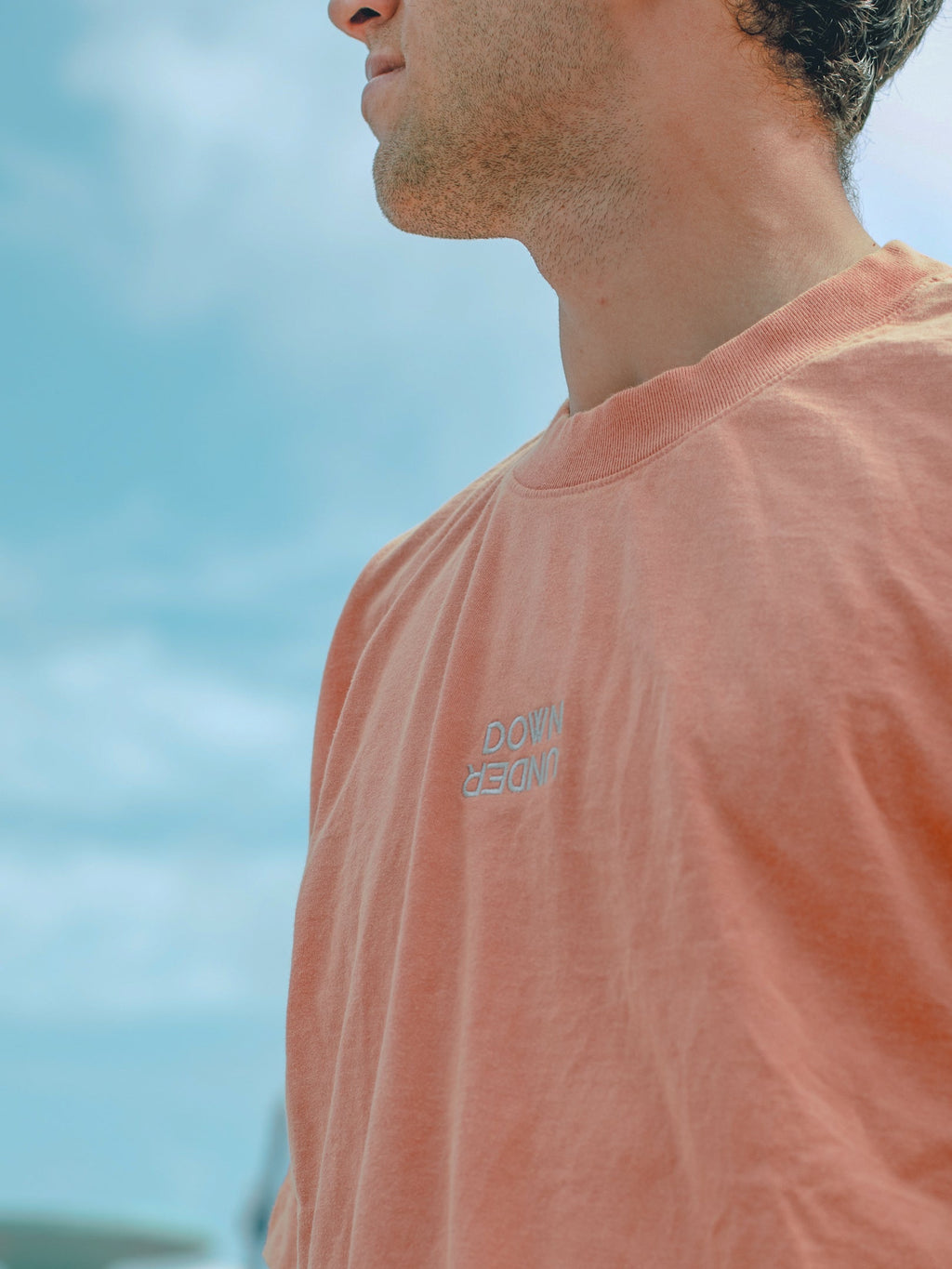 T-Shirt Orange Washed