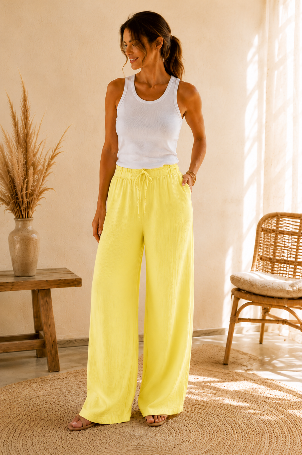 Eden Pants - Yellow