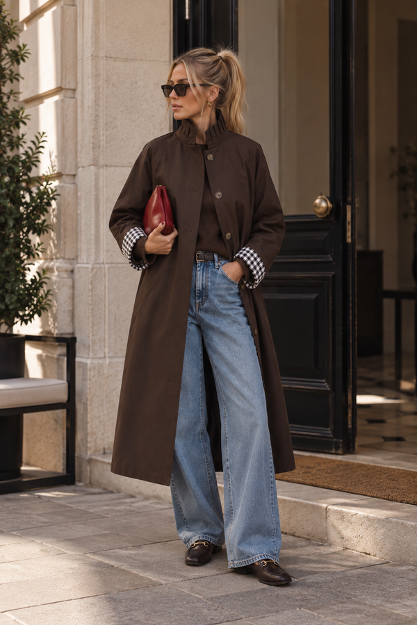 Trench Charlotte cioccolato
