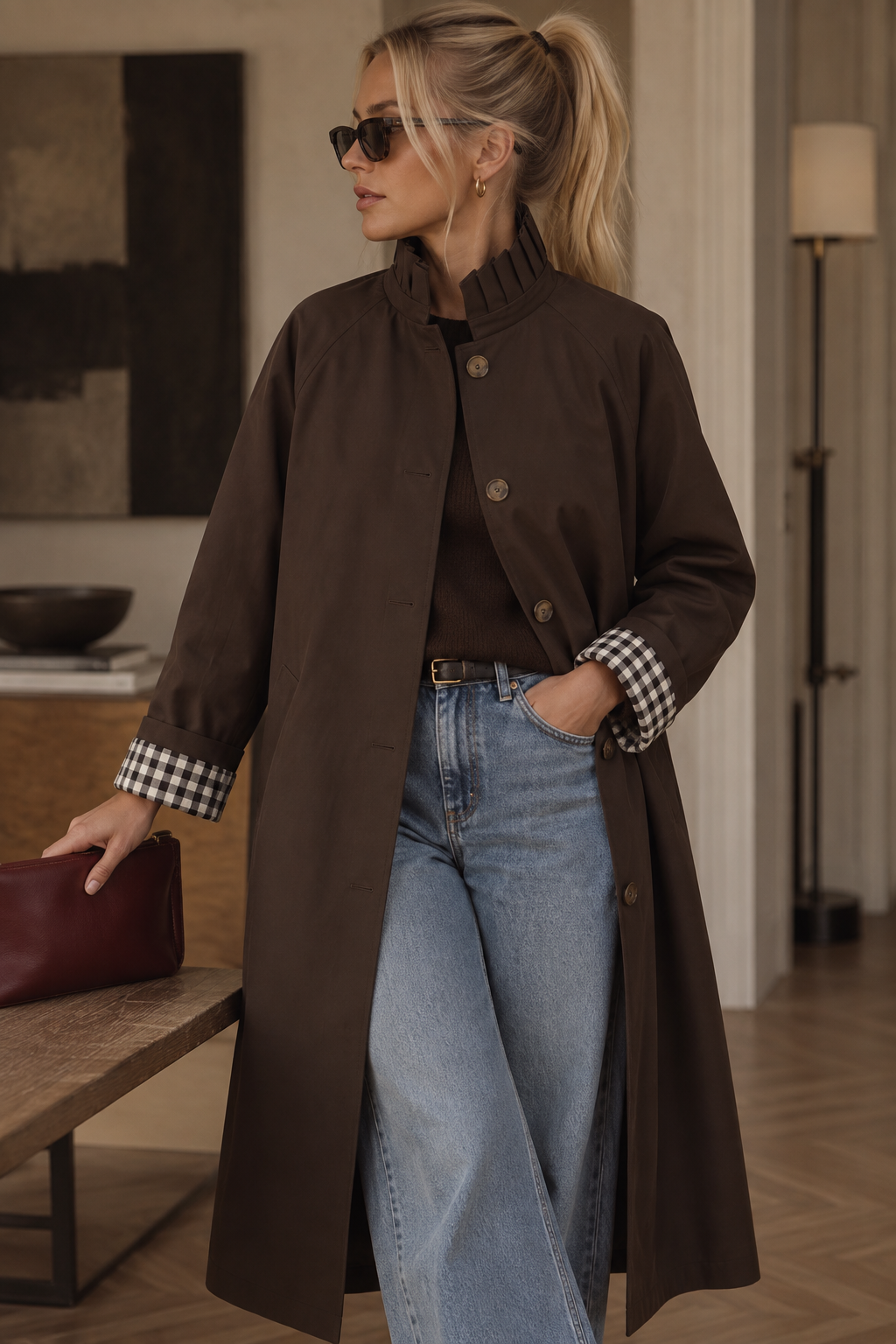 Trench Charlotte cioccolato