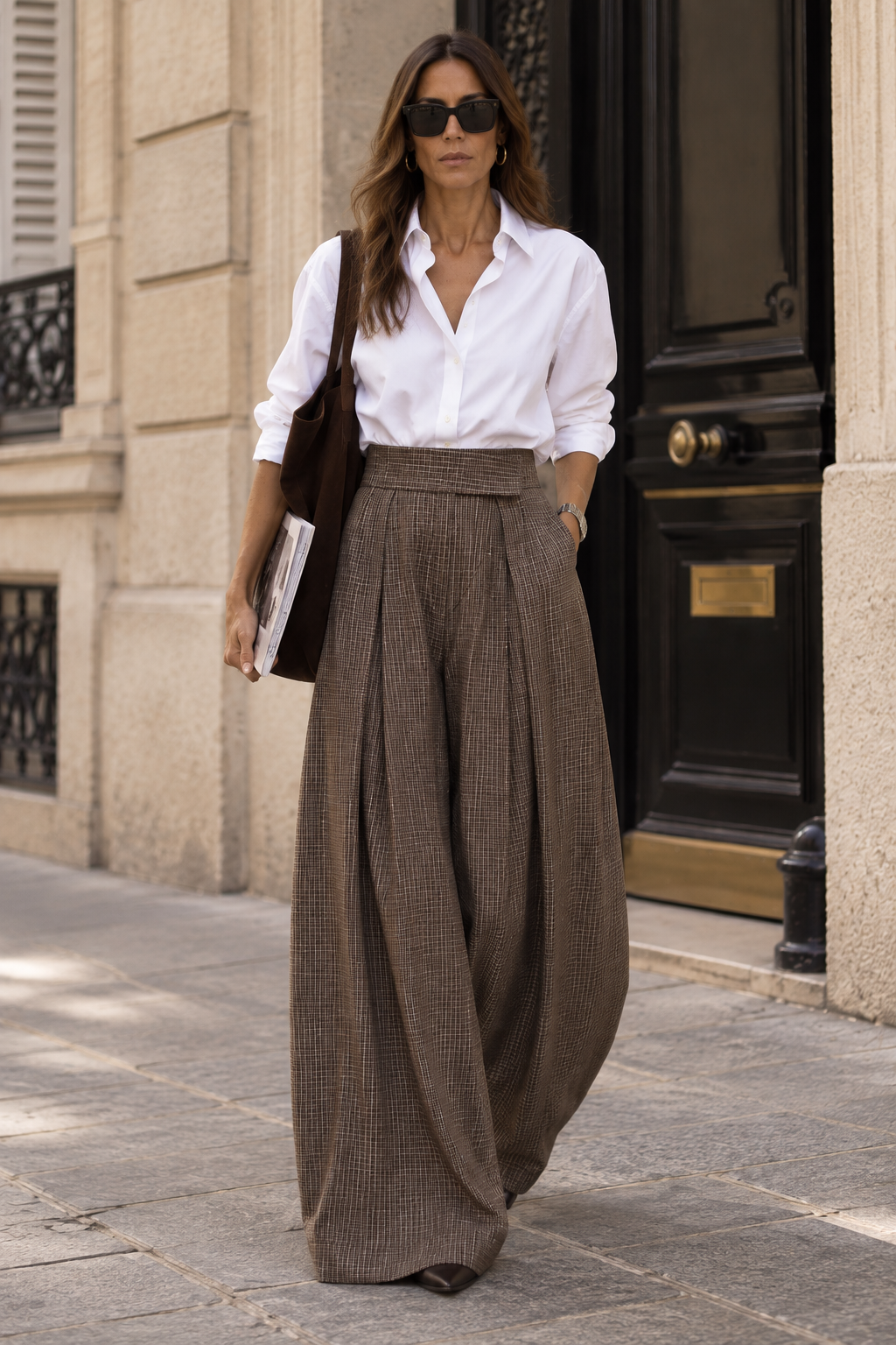 Pantaloni Magik cioccolato
