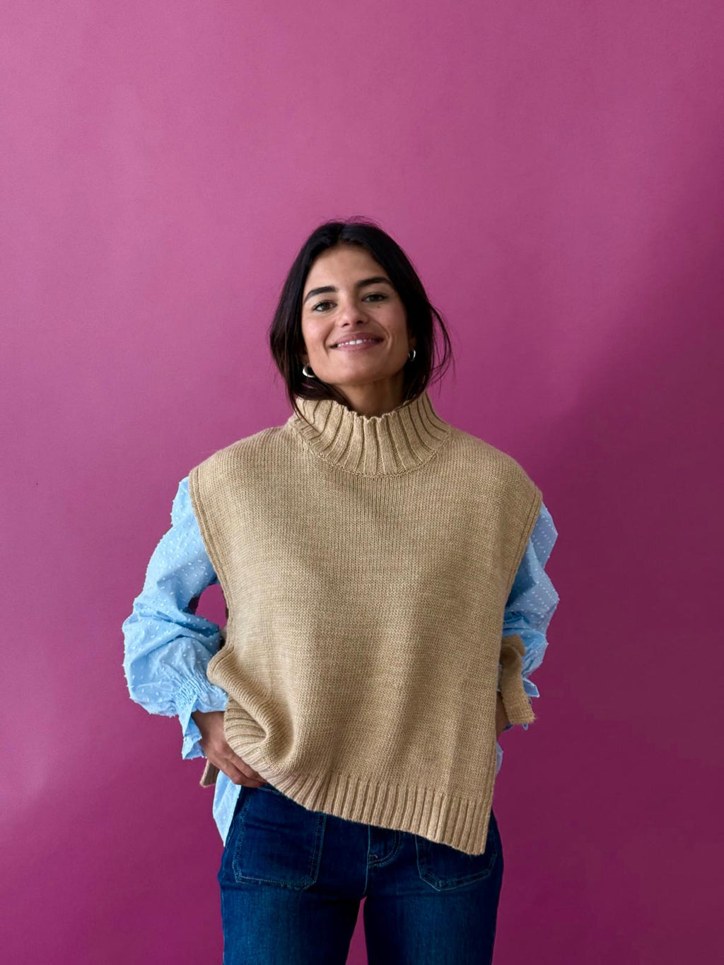 Beige Julieta Vest