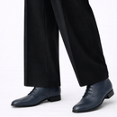 Bottines Ines - Cuir De Veau Lisse - Bleu