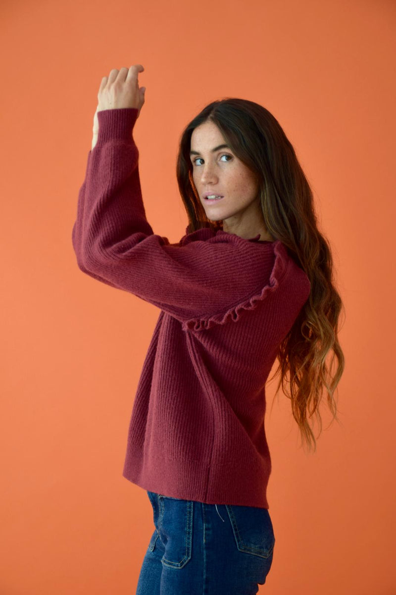 Pull Nora Burgundy