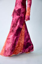 Camila Burgundy Dress
