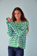 T-Shirt Núria Verde Y Azul