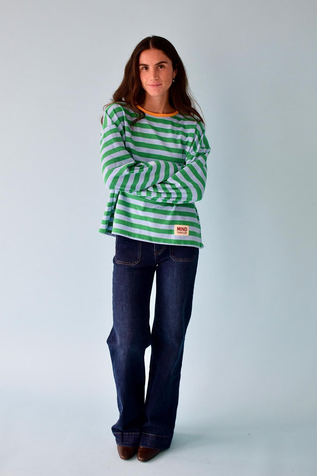 Camiseta Núria Verde Y Azul