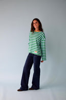 T-Shirt Núria Verde Y Azul