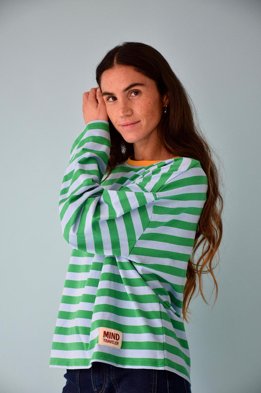 Camiseta Núria Verde Y Azul