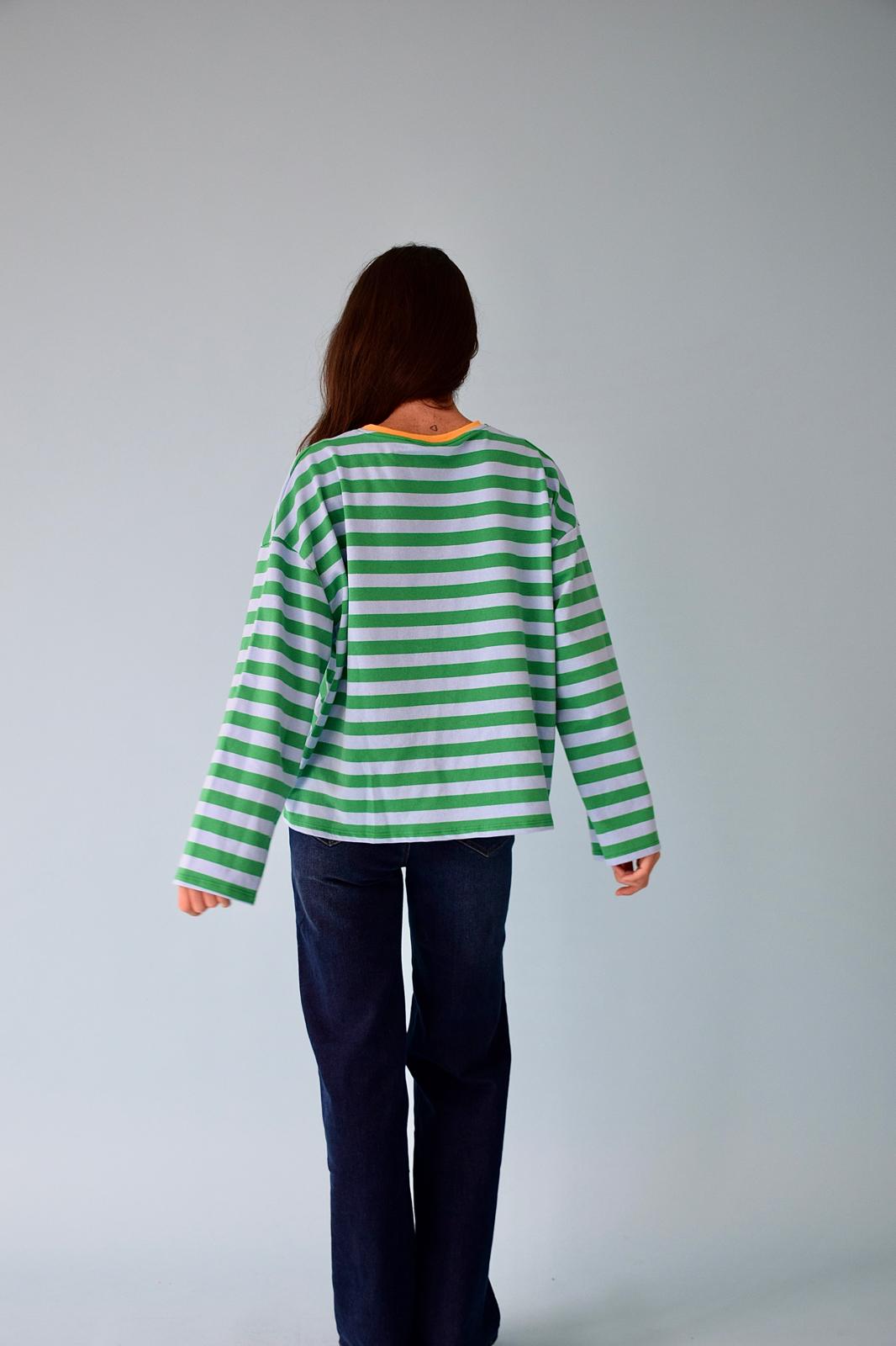 Camiseta Núria Verde Y Azul