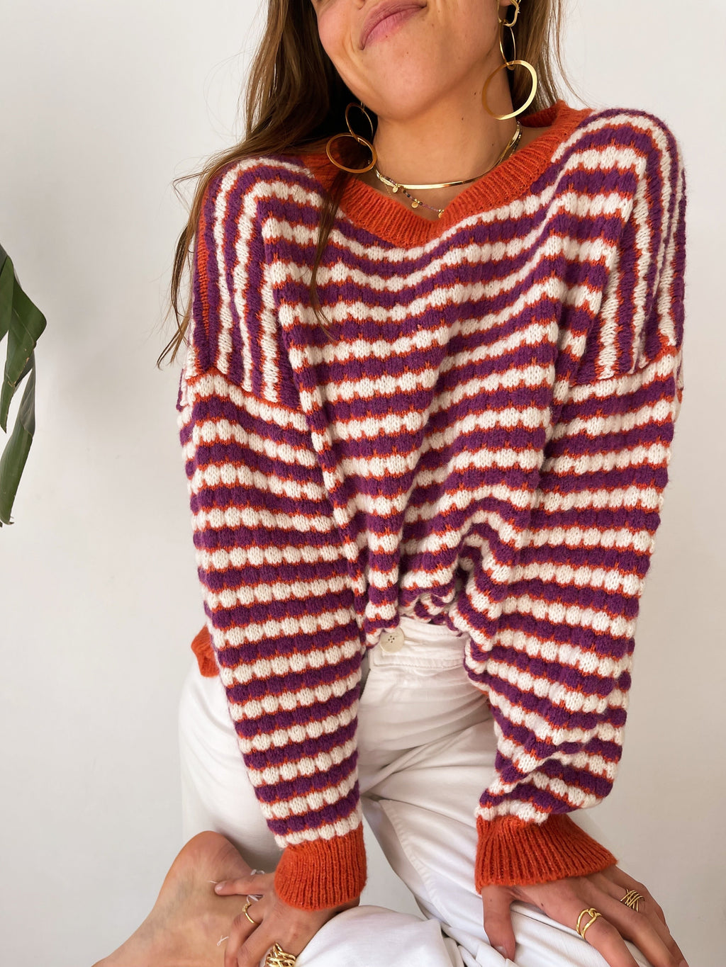 Cler Orange Jumper