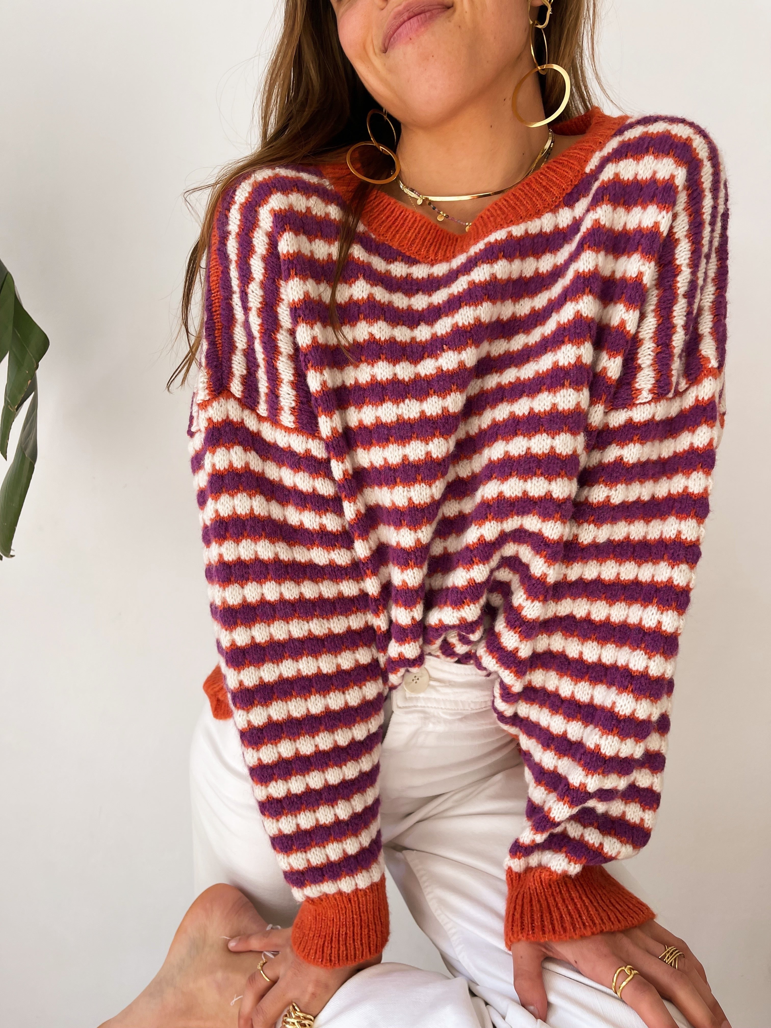 Cler Orange Jumper