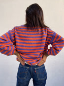 Pull Pia Lilas Et Orange
