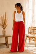 Pantalon Eden - Rouge