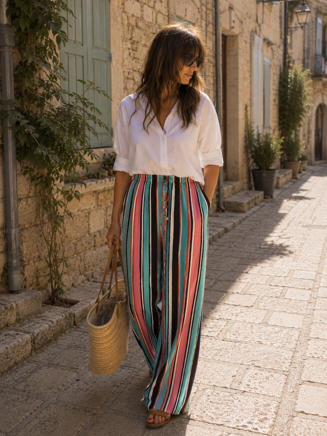 Pantalon Napoli - Turquoise