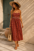 Vestido Isla - Marrón