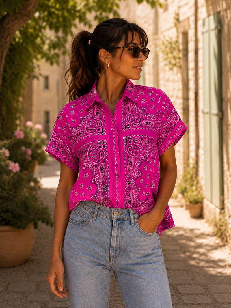 Chemise Bandita - Fuschia