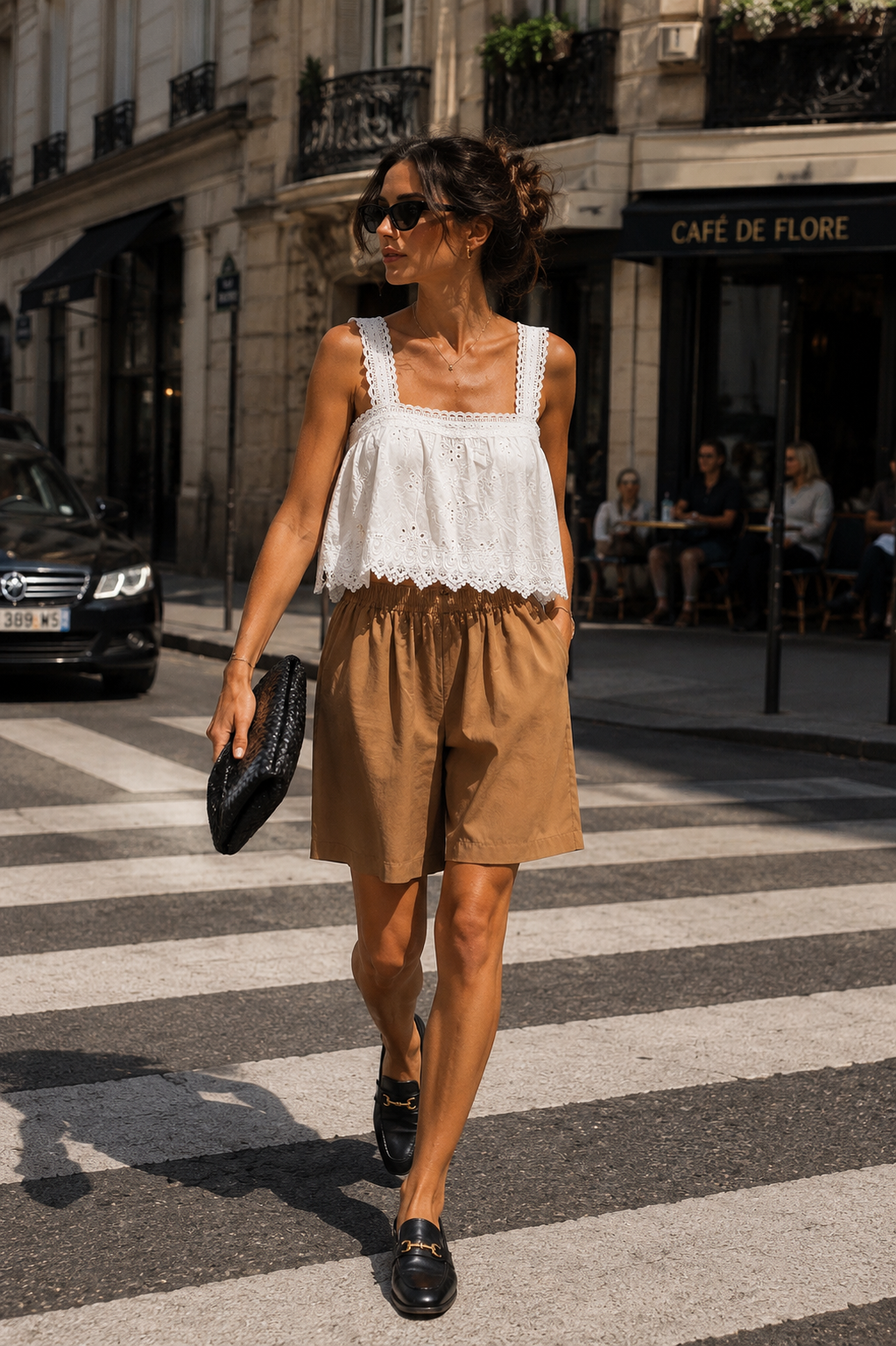 Vic Bermuda shorts - Khaki