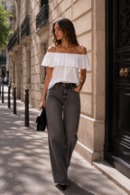Top Iris - Blanc