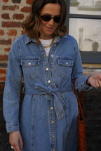 Rosalie Denim Long Dress