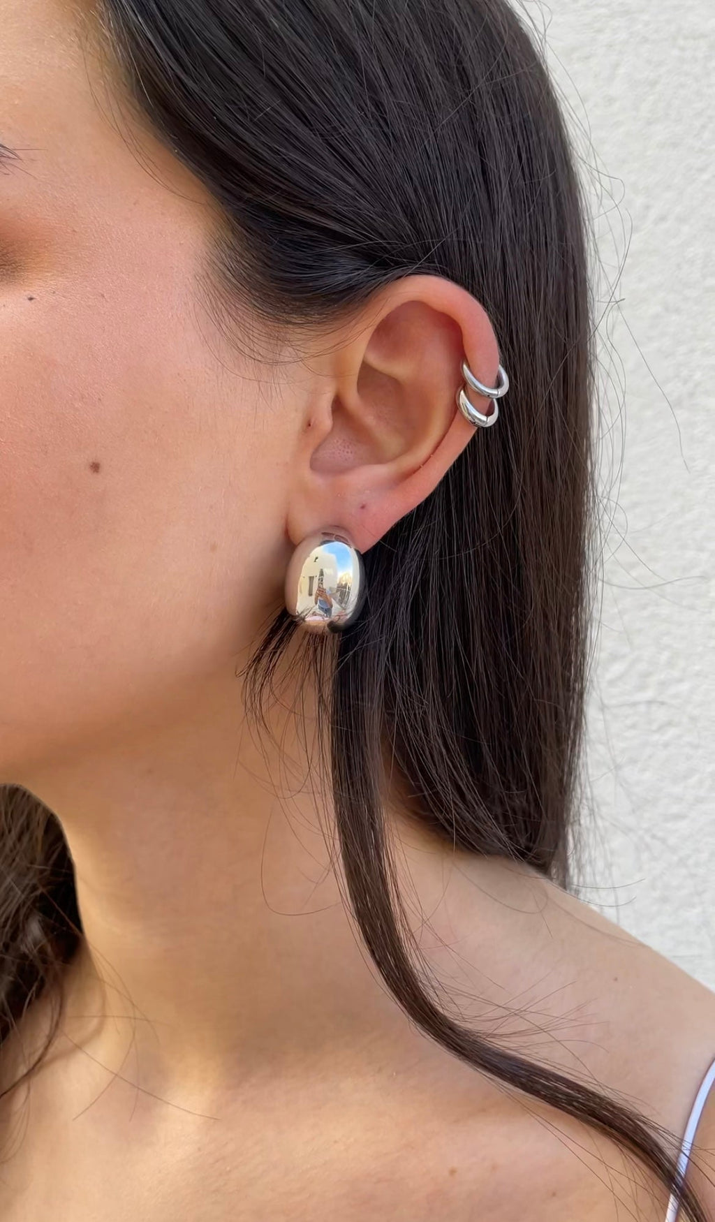 Pendientes de gota voluminosos