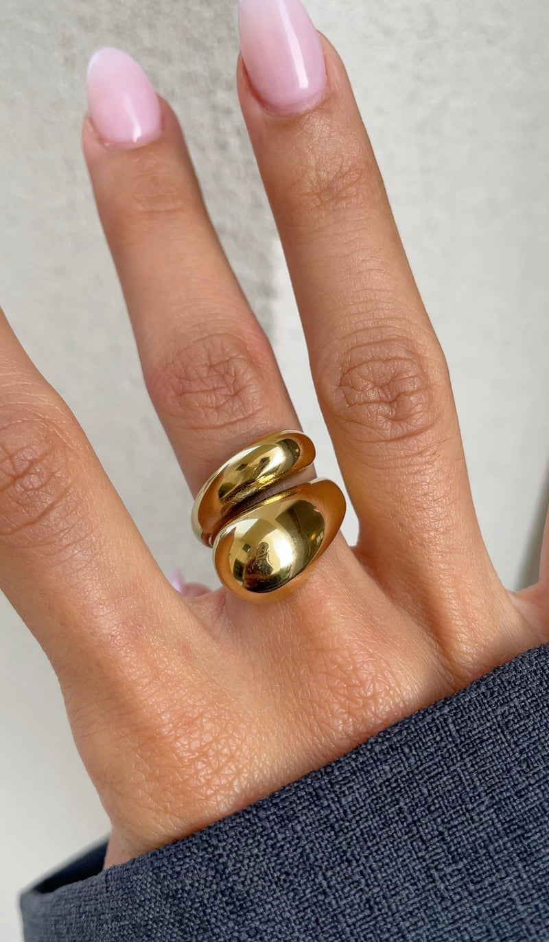 Anillo de abrazo grueso