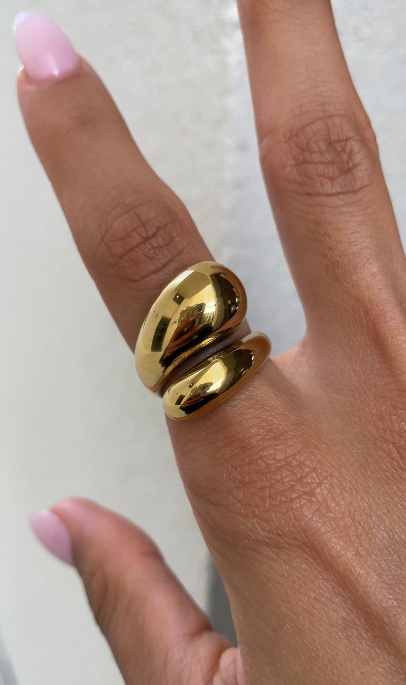 Anillo de abrazo grueso