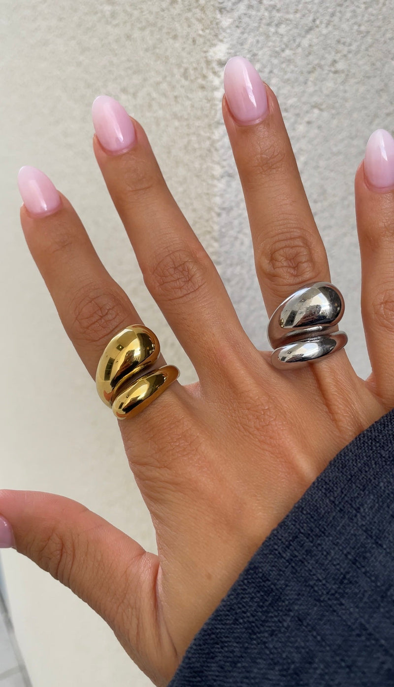 Anillo de abrazo grueso