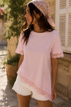 Tee Shirt Spring - Rose