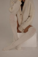 Jambière Laine Alpaga - Crème