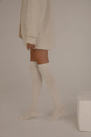 Jambière Laine Alpaga - Crème