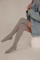 Jambières Laine Alpaga - Gris Perle