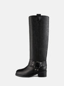 Biker Gang Boots - Black